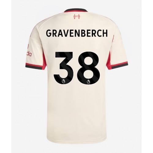 Liverpool Ryan Gravenberch #38 Bortatröja 2025-26 Kortärmad Liverpool Ryan Gravenberch #38 Bortatröja 2025-26 Kortärmad